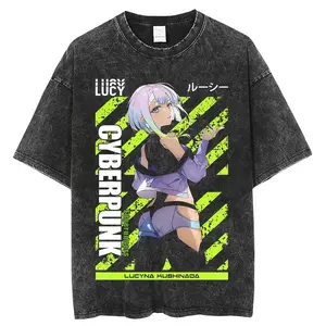 CYBERPUNK EDGERUNNERSVINTAGE ANIME OVERSIZED T-SHIRT 6