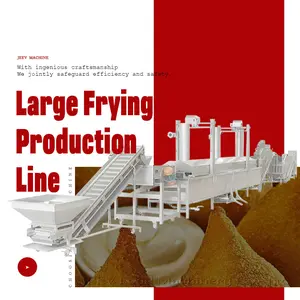 Large Frying Production Line Fully Automatic Commercial Multifunctional French Fries Potato Chips Fried Chicken Legs Fried Food Production Line