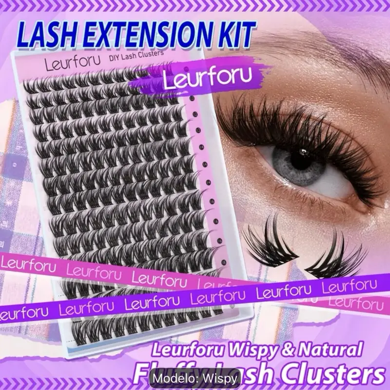 3D Wispy Human Hair Lash Clusters, 168-Piece Paraben-Free Bundle with 10-18mm Mixed Lengths, Thin Wisps, Feathery Soft Texture, Natural Bold Elegance Blend, for Adults, Stage Styling Makeup Cosmetic False Eyelashes