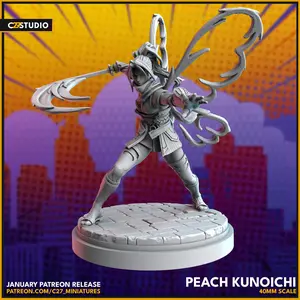 Psylocke Marvel Rivals | 40mm Scale Miniature | Crisis Protocol Proxy | C27