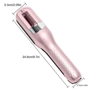 2026 Original Cordless Split End Hair Trimmer for Dry, Damaged, Brittle, Curly, Frizzy, or Straight Hair – Battery Operated Home Styling Tool for Split Ends,Pink