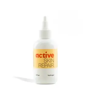 Active Skin Repair First Aid Healing Skin Hydrogel - Natural & Non-Toxic Repairing Ointment with Hypochlorus Acid for Minor Cuts, Wounds, Scrapes, Rashes, Sunburns, & More, 3 oz