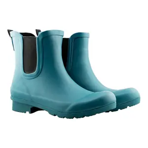 Chelsea Matte Teal Women's Rain Boots