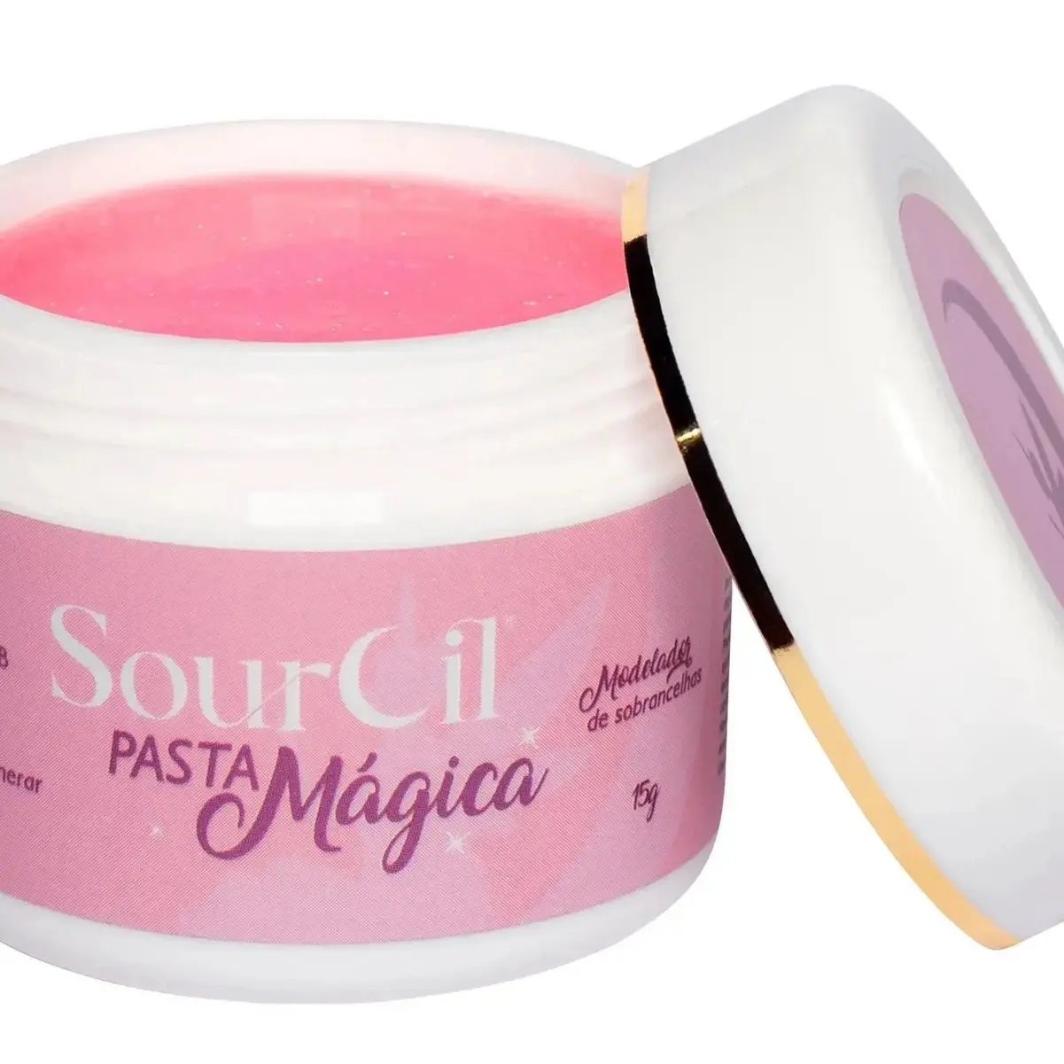 SOURCIL MAGIC PASTE Eyebrow Shaping Serum 15G - Hydrating, Nourishing & Volume Enhancer with Vitamins A, B, D & Omega 3 & 6 for Daily Use - Blend