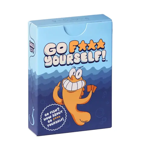 Go F*** Yourself Adult Card Game - Hilarious Party Game for 3-10 Players - 52 Cards - Quick Easy Setup - Perfect Stocking Stuffer - Made Out of Spite