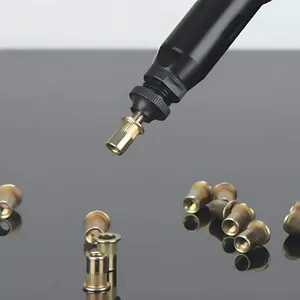 Flat head threaded nut rivet nut set