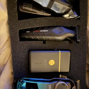 Men's Professional Hair Clipper Set, 5-Piece Trimmer Kit Includes Wireless & Electric Clippers, Precision Styling Tools with Storage Box precision styling tool