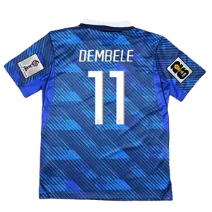 Soccer jersey/26-27 France away/blue/fan version/men's/short sleeved/casual/sports T-shirt/No.11