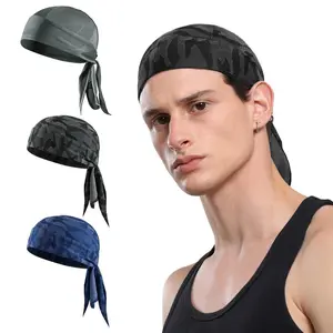 Comfortable Breathable  Quick Drying Bandana Hat, Adjustable Sun Protection Bandana Hat, Fashionable Sports Hat for Men & Women, Perfect for Motorbike Riding, Outdoor Sports and Daily Wear, Sports Outdoor Hats