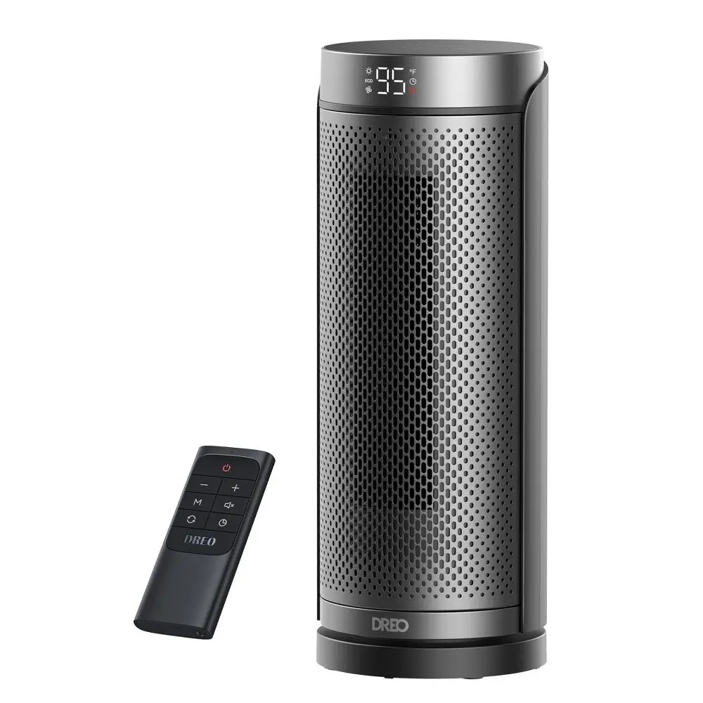 Dreo 35 Solaris Tower Heater, with Remote Control, Adjustable Heating Temperature, Black