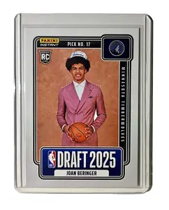 Joan Beringer Rookie 2025-26 Panini NBA #17 Draft Night Minnesota Timberwolves