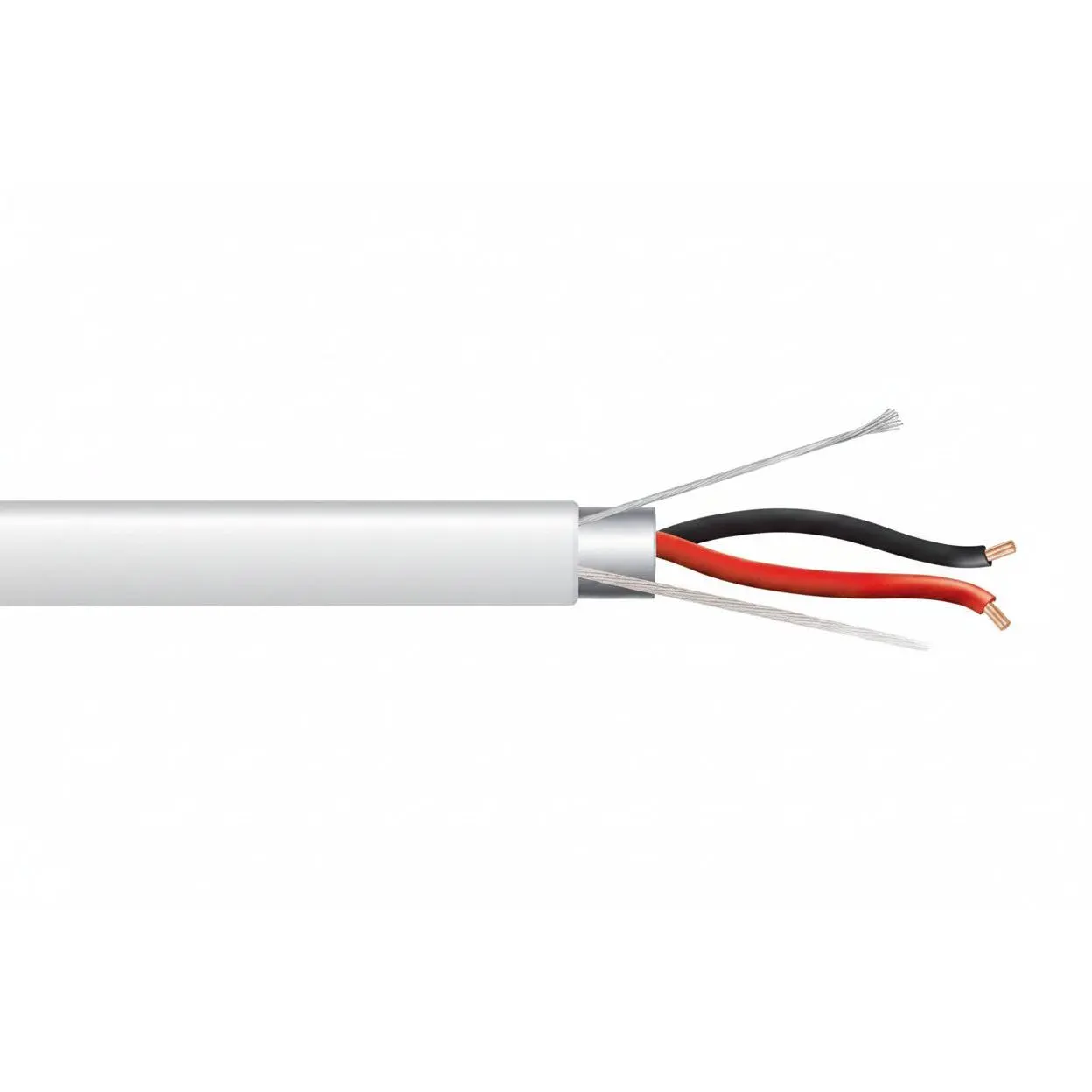 32145512 18/2 Stranded Shielded Cable, Plenum, CMP, FT6, 500' (152.4 m) Pull Box, Natural