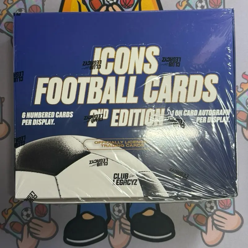 2025 Club Legacyz Icons Football (Soccer) 2nd Edition Hobby BOX