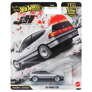 Hot Wheels Car Culture 2026 Japan Historics 5 ’88 Honda CRX, 1:64 Scale, Diecast Model Car