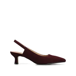 PAULINA SLING BACK PUMPS - Oxblood