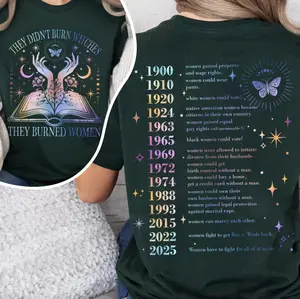 They Didn't Burn Witches They Burned Women Shirt, Mystical Activist Tee, Women Empowerment Tee, Feminist Shirt, Pro Choice Tshirt, Women Rights Shirt