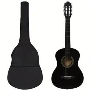 Complete Set for Beginner Classical Guitarists in Sleek Black Color