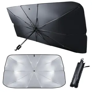 Foldable Anti-UV Windshield Sunshade, Multipurpose Car Front Window Heat Protective Umbrella for Sedan SUVs, Automotive Exterior Accessories for Men & Women, Car Stuff, Vehicle