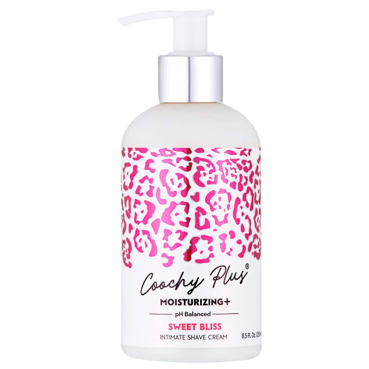 Coochy Plus  Shaving Cream SWEET  For Pubic, Bikini Line, Armpit - Rash-Free With -Pending MOISTURIZING+ Formula, Prevents Razor Burns & Bumps, In-Grown Hairs 8.5oz (1-Pack)
