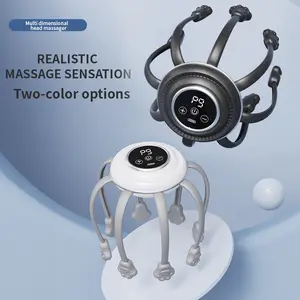 Head Octopus Massager, USB Rechargeable, 500mAh, Portable Massager, Head Massager, Massager