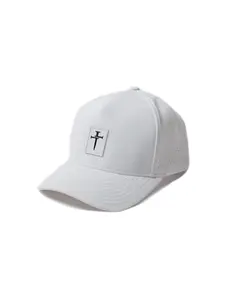 Perforated Hat - White