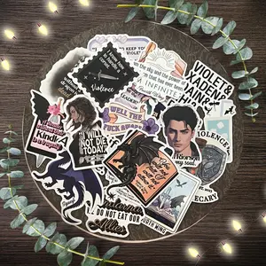 Fourth Wing inspired Sticker pack for decorating Kindle, phones, laptop, Perfect Romantasy Fantasy Book Lover Gift