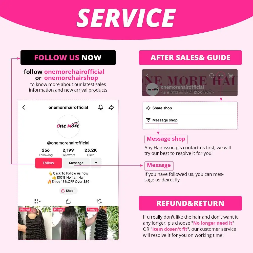 Customer Service No Need to Order