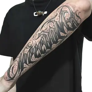 5 pieces/set, Chican Floral Free Herbal Tattoo Stickers - Last 1-2 Weeks, Waterproof and Wear-resistant