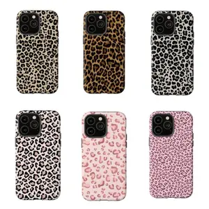 Chic Leopard Print Phone Case Y2k Style Compatible for iPhone 17Promax 16 15 14 13 12 11 and for Samsung Galaxy S21-S25  Perfect Gift for Fans for Fashion Girl Women, Accessories, Shell