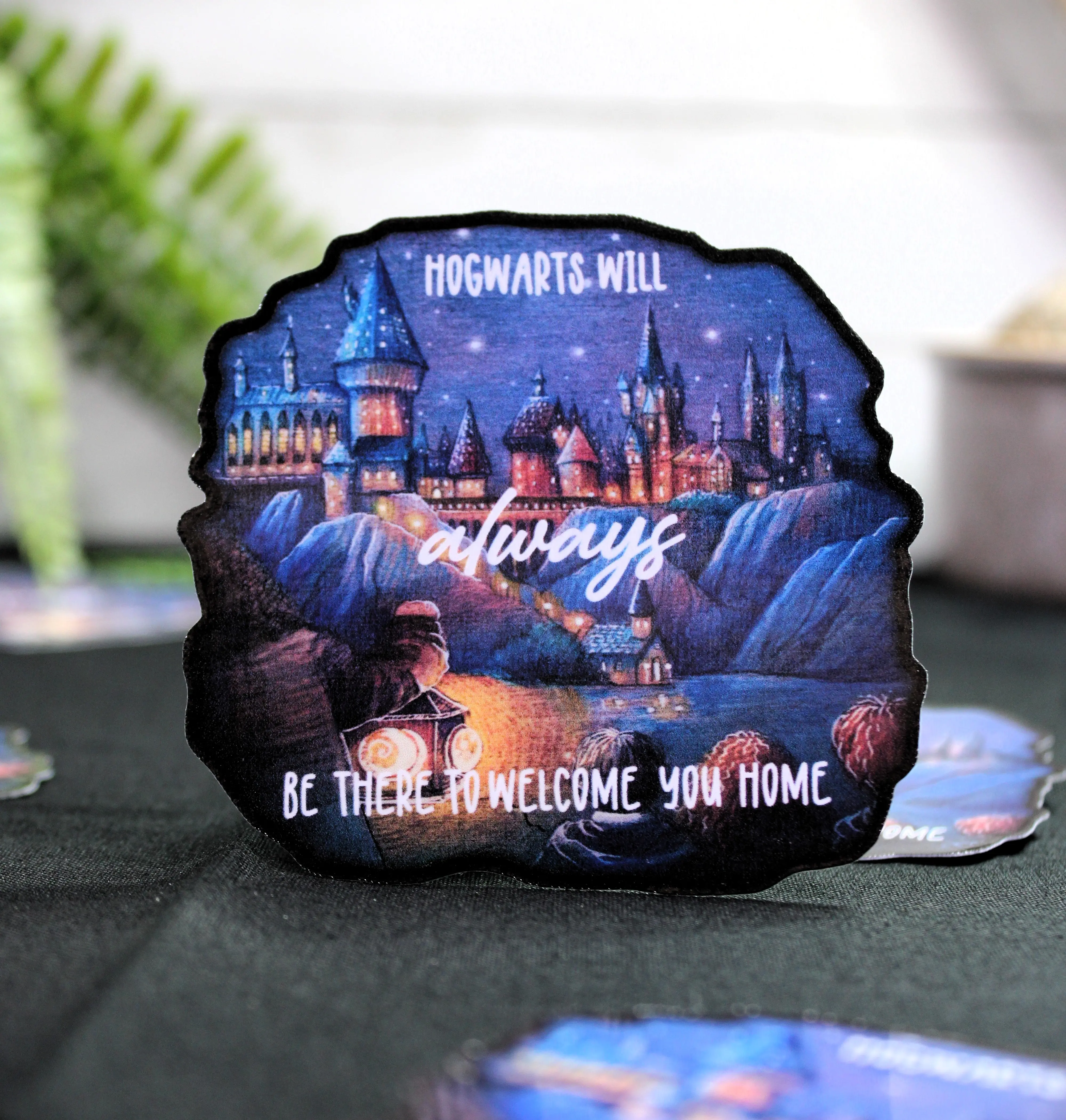 Harry Potter Fan Art overlooking Hogwarts- Decal/ Sticker perfect for laptops, water bottles and more!