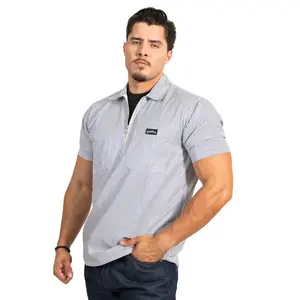 Navy Stripe Half Zip