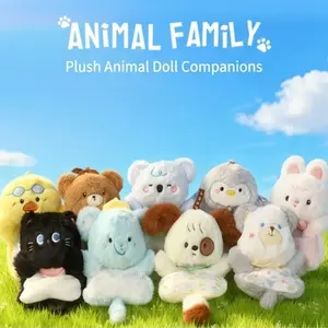 YIFANYUN Stress-relief soft toy, cute soothing beanbag doll, gravity bead self-standing plush toy, hand puppet, children's birthday gift