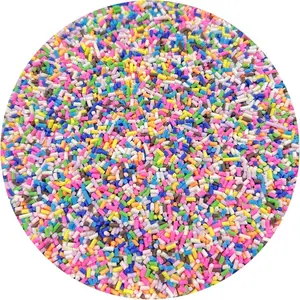 100G 2-5MM Fake Sprinkles Resin Sprinkles Fake Candy Sprinkles Clay Sprinkles Polymer Sprinkles Polymer Clay Slices for Nail Art DIY Crafts Cake Dessert Phone Case(61-Mixed 3)