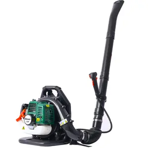 OSAKAPRO 52CC 2-Cycle Gas Backpack Leaf Blower - Lightweight Pack, Offset Grip, Green, Included Extension Tube