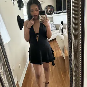 Shredded Backless Halter Mini Dress - TikTok Shop Shredded Backless Halter Mini Dress - TikTok Shop