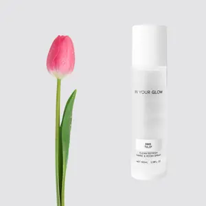 CLEAN REFRESH FABRIC & ROOM SPRAY D005 TULIP 100ml Fragrance Perfume Scented Fine mist with Organic Sugar Cane Alcohol for Freshness & Odor Neutralization