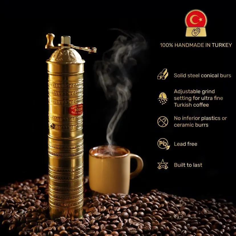 9” Handcrafted Manual Coffee Grinder