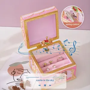 Carousel Jewelry Music Box, European Vintage Octave Box, Perfect Birthday Gift for Girls, Elegant, Unique and Magical Present Idea