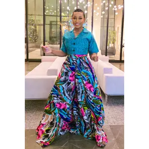 Idunnu Ankara Pants Set | Teal