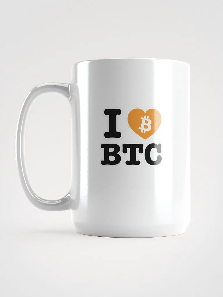 I HEART Bitcoin Mug