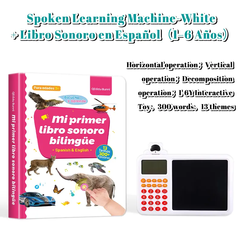Spoken Machine-White + Libro Sonoro en Español