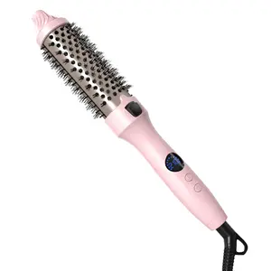 1.5 Inch Pink Ionic Thermal Brush | 11 Temp 110-210°C | Fine to Medium Hair
