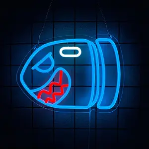 Shark Neon Sign, LED Shark Light Animal Wall Decor, Christmas Gift White Elephant Gifts for Boys Men, Bedroom Living Room Man Cave Home Decoration With USB Powered