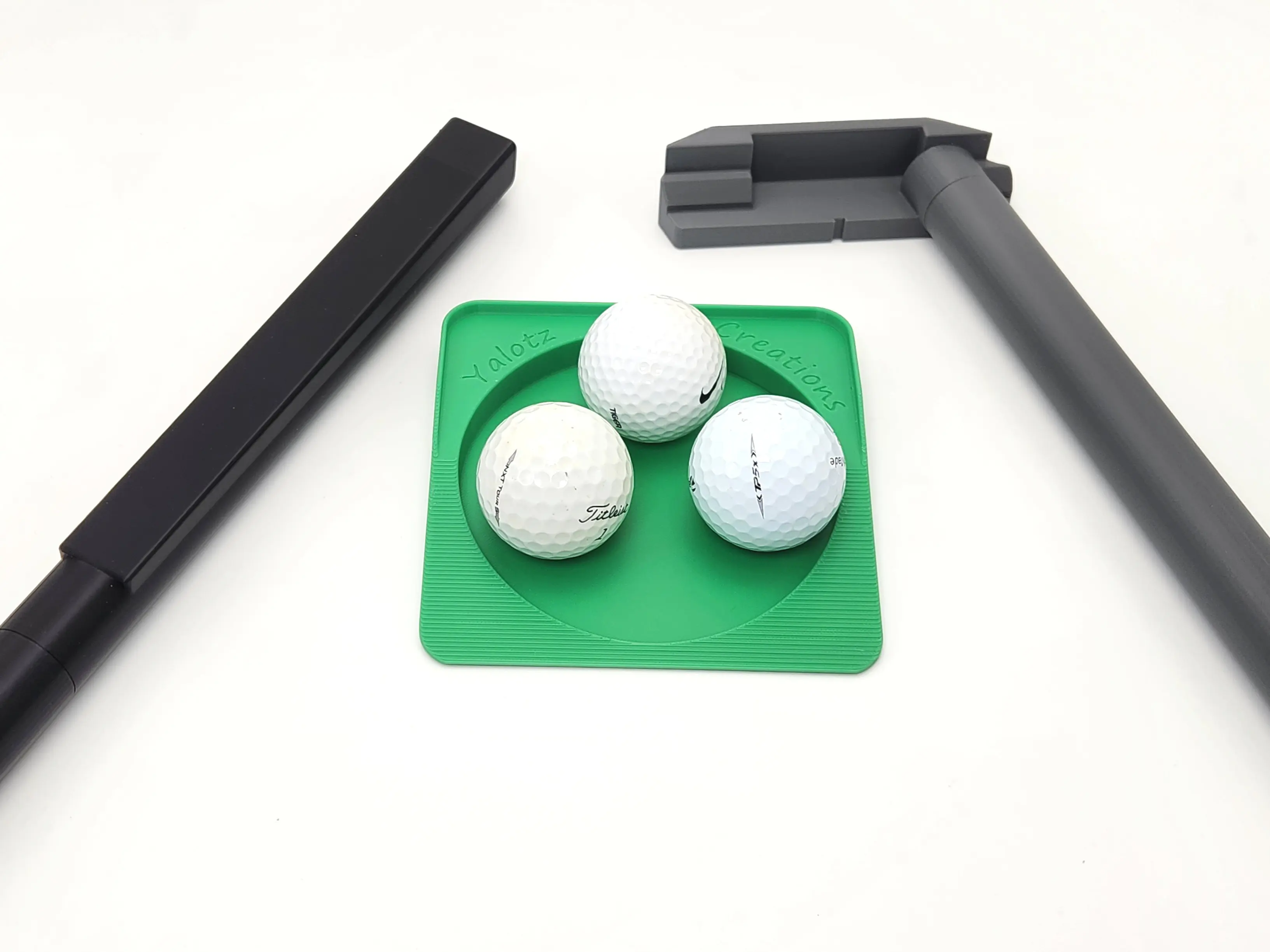 Collapsible golf putter club, travel cup, breakdown shaft, short game practice tool