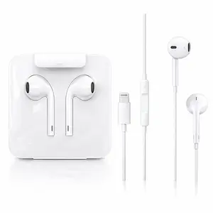 Wired Lightning Earbuds with Microphone & Volume Control In-Ear Headphones for iPhone Clear Sound Comfortable Fit Durable Connection