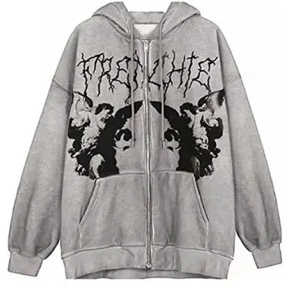 Light gray zipper angel