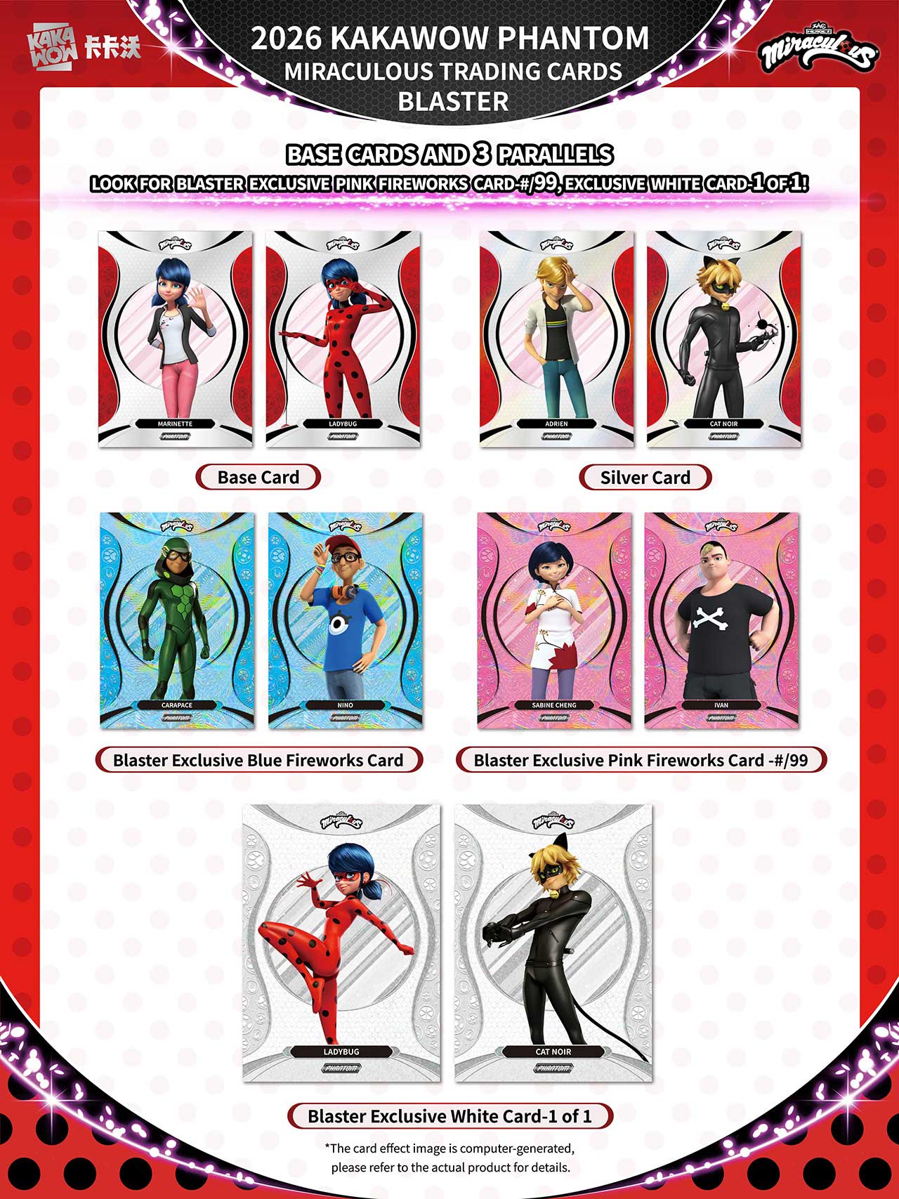 2026 PHANTOM Miraculous Trading Cards - Blaster