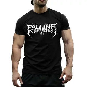 Falling In Reverse Vintage Retro Rock Band Graphic T-Shirt for Men Women, Emo Post Hardcore Music Tee, Casual Comfort Concert Top, Tour Merch Style Outfit for Rock Shows or Daily Wear