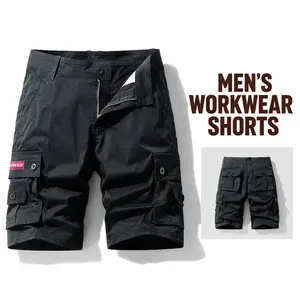 Tactical cargo shorts with multiple pockets — men’s work and casual shorts