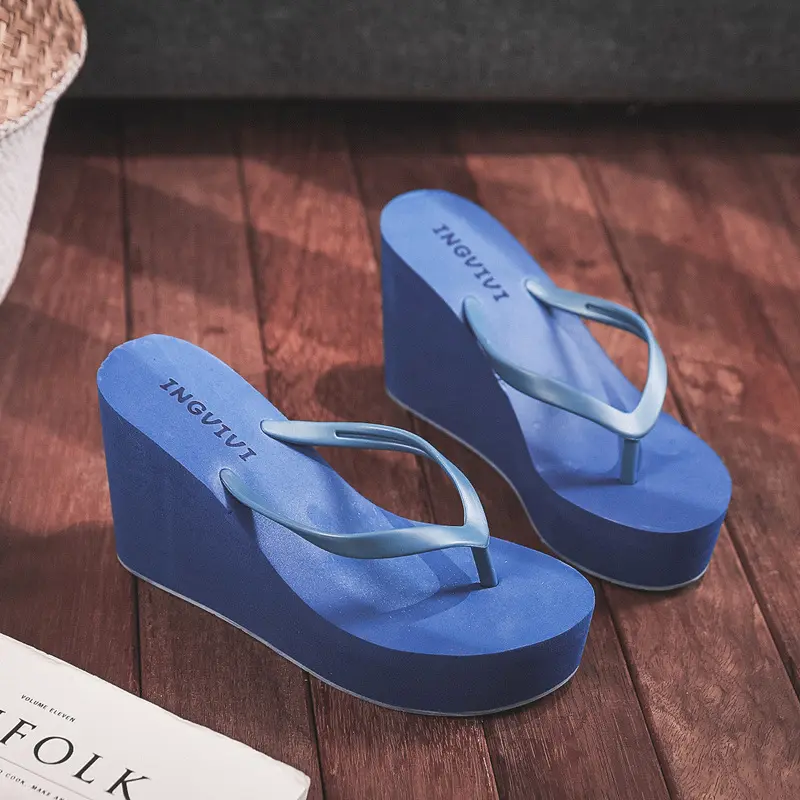 Minimalist Wedge Flip Flops, Simple Platform Sandals, Easy to Match with Any Outfit, Perfect for Summer, Beach, Pool, Vacation & All Seasons